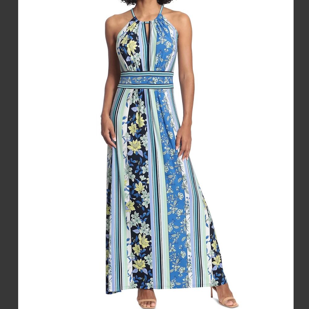 London Times: Halter Maxi Dress
